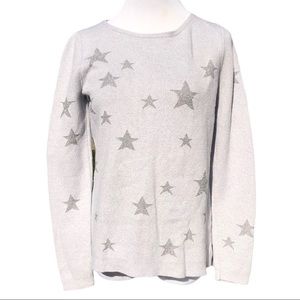 Old Navy silver star patterned sweater